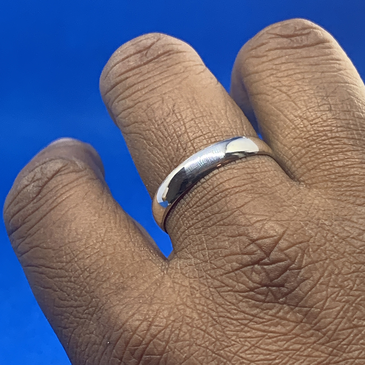 Sterling Silver 4 mm band