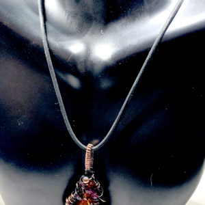 Black Silicone 2mm Necklace (18 inch)