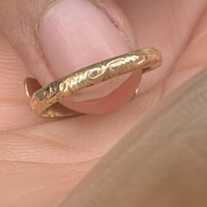 Brass Adjustable Stacker Ring