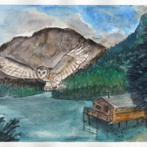 Owl By the Riverside