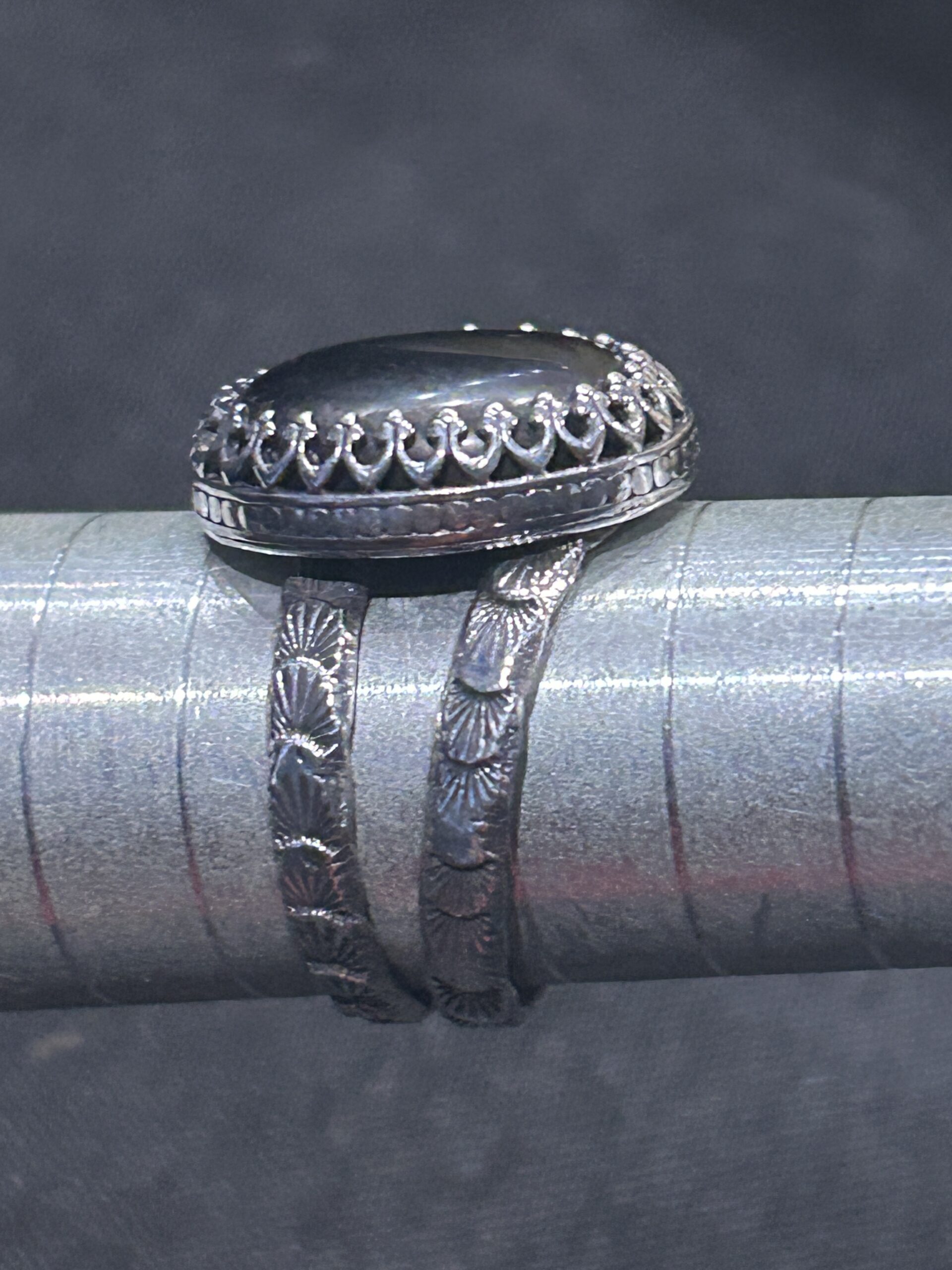 Johan's Obsidian War Ring - Image 5